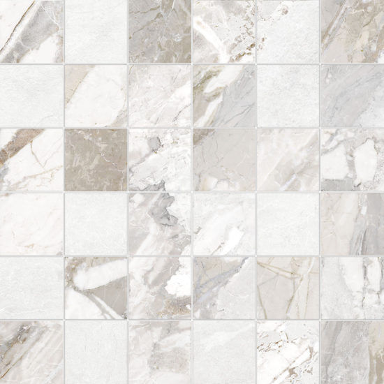 Dynasty White 2X2 Mosaic | Young Interiors Flooring Center
