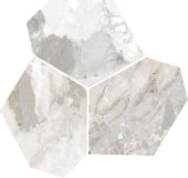 Dynasty White Polished/Matte 11X12 Eggs Mosaic | Young Interiors Flooring Center