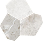 Dynasty White Polished/Matte 11X12 Eggs Mosaic | Young Interiors Flooring Center
