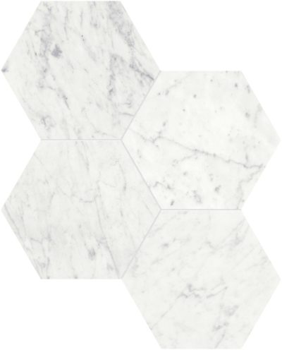 Eterna Bianco 6 Honed Hexagon Mosaic