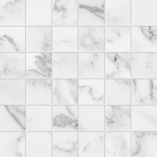 Florence 2X2 Bianco Matte Mosaic | Young Interiors Flooring Center