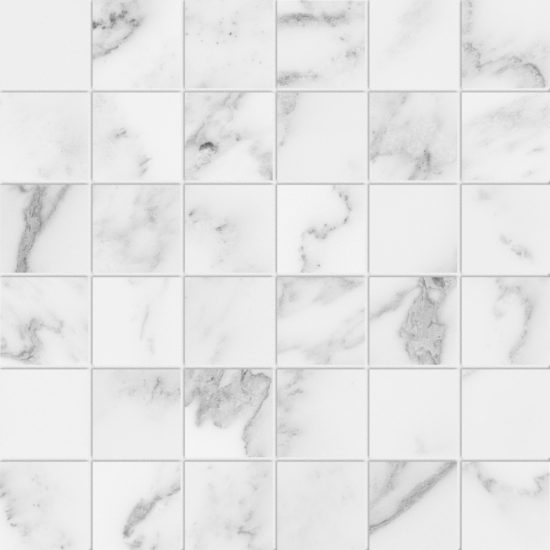 Florence 2X2 Bianco Matte Mosaic | Young Interiors Flooring Center