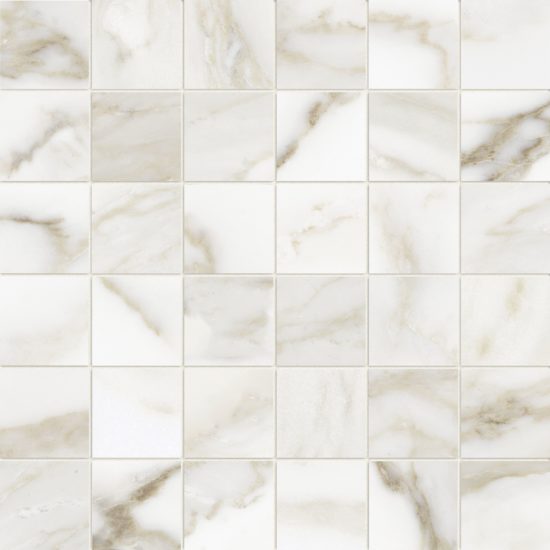 Florence 2X2 Calacatta Matte Mosaic | Young Interiors Flooring Center