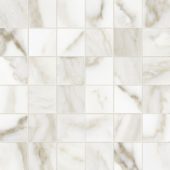 Florence 2X2 Calacatta Matte Mosaic | Young Interiors Flooring Center
