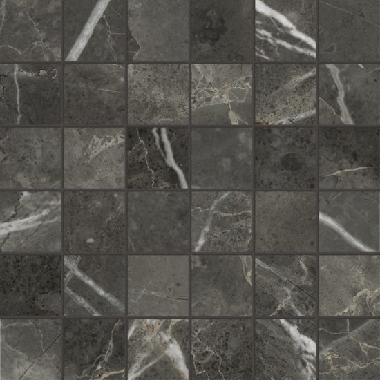 Florence 2X2 Carbon Matte Mosaic | Young Interiors Flooring Center