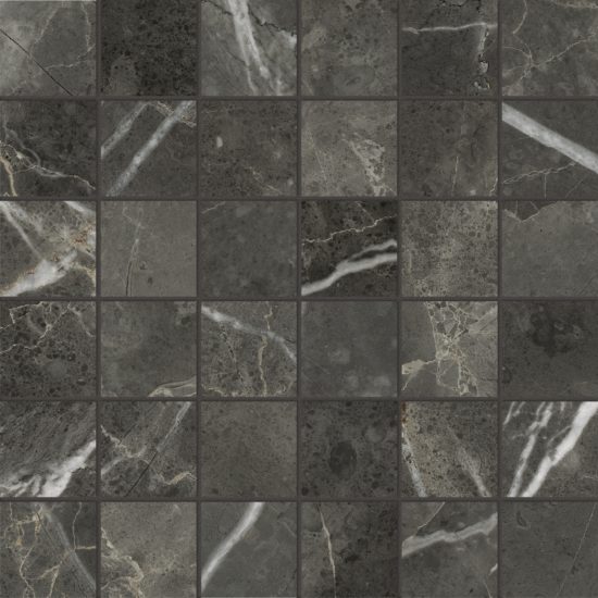 Florence 2X2 Carbon Matte Mosaic | Young Interiors Flooring Center
