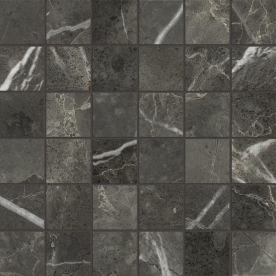 Florence 2X2 Carbon Matte Mosaic | Young Interiors Flooring Center