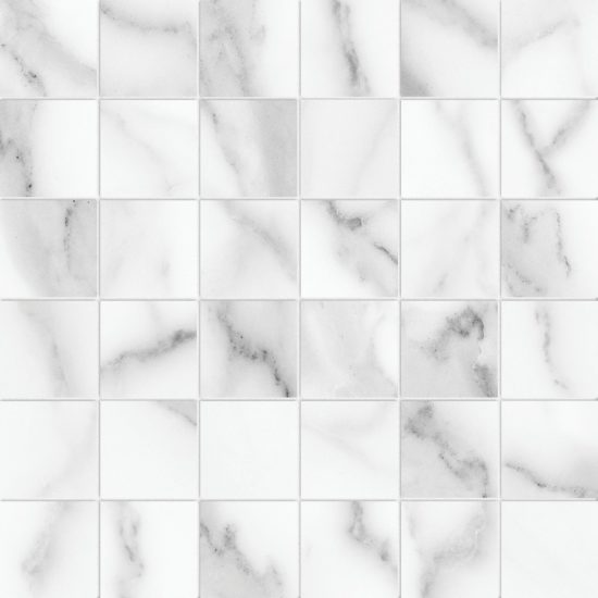 Florence 2X2 Statuario Matte Mosaic | Young Interiors Flooring Center