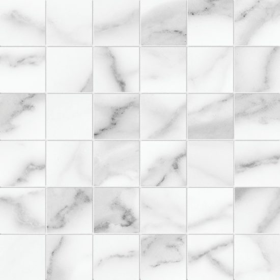 Florence 2X2 Statuario Matte Mosaic | Young Interiors Flooring Center