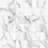 Florence 2X2 Statuario Matte Mosaic | Young Interiors Flooring Center