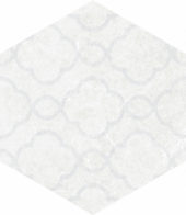 Form 5.5X6.3” White Decor Hexagon | Young Interiors Flooring Center