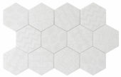 Form 5.5X6.3” White Decor Hexagon | Young Interiors Flooring Center