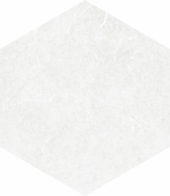 Form 5.5X6.3” White Hexagon | Young Interiors Flooring Center