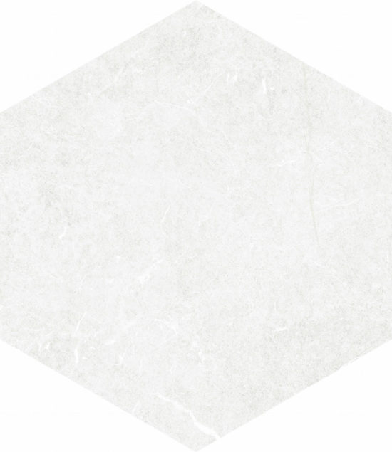 Form 5.5X6.3” White Hexagon | Young Interiors Flooring Center