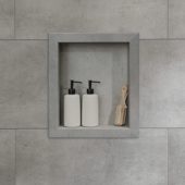 Frost Nickel Shower Niche 14.5x12 Inside | Young Interiors Flooring Center