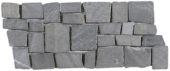 Grey Cubic Marble Opus Interlocking Border | Young Interiors Flooring Center