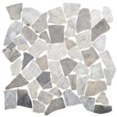 Grey Mix Mini Opus Marble Mosaic | Young Interiors Flooring Center