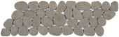 Grey Reconstituted Pebble Mosaic Interlocking Border | Young Interiors Flooring Center