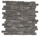 Grey Stacked Brick Marble Interlocking Mosaic | Young Interiors Flooring Center