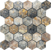 Hexagon Royal Vein Mosaic | Young Interiors Flooring Center