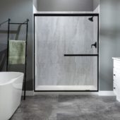 Iced Pewter Shower Wall Kit 32x60x78 | Young Interiors Flooring Center