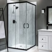 Iced Pewter Shower Wall Kit 36x60x78 | Young Interiors Flooring Center