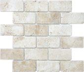 Ivory 2x4 Brick Mosaic | Young Interiors Flooring Center