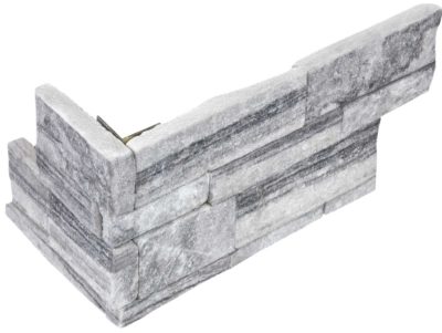 Ledger Stone 6×18 Nordic Crytal Assembled Corner