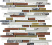 Linear Cabernet Mosaic | Young Interiors Flooring Center