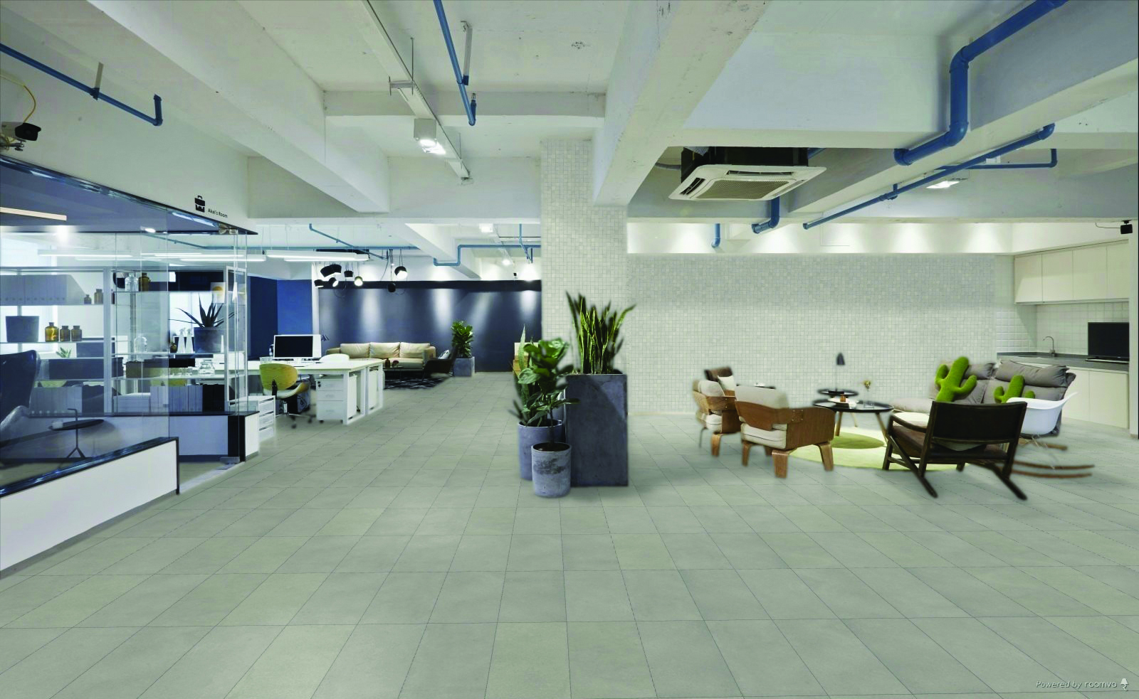 Madison 12x24 & 2x2 Stone Matte | Young Interiors Flooring Center
