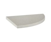 Marmiline Fog 9x9 Corner Shelf | Young Interiors Flooring Center