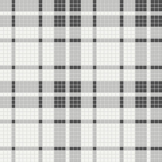 Midnight Blend Matte Plaid Pattern Mosaic | Young Interiors Flooring Center