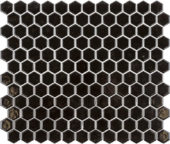 Mini Hex Mosaic Night | Young Interiors Flooring Center