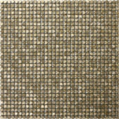 Mini Hexagon Gold Aluminum Mosaic | Young Interiors Flooring Center