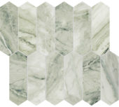 Moscato Argento 2x6 Picket Mosaic | Young Interiors Flooring Center