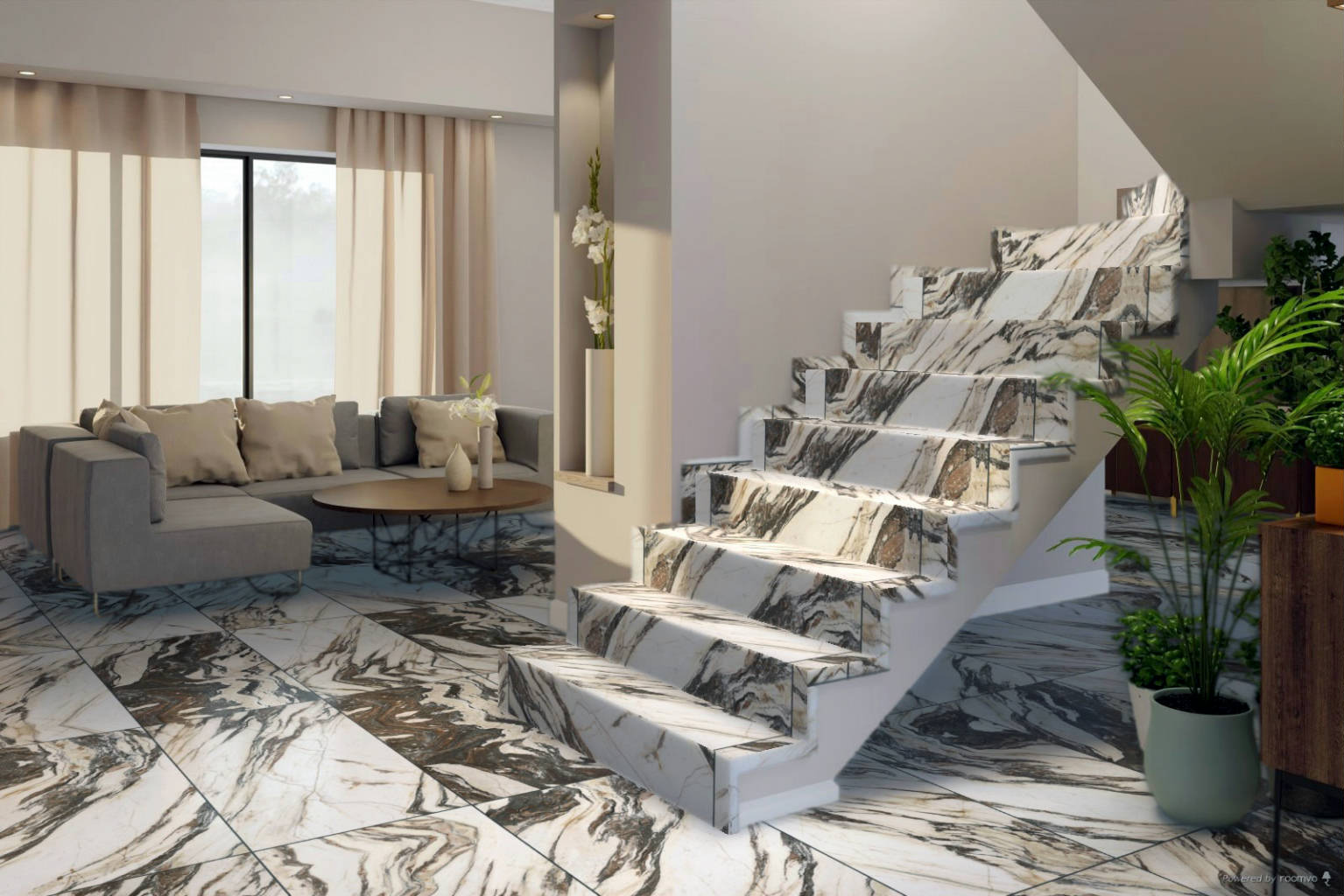 Mystique 24x48" Polished Revere Red | Young Interiors Flooring Center