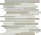 Natural Blend Random Strip Mosaic | Young Interiors Flooring Center