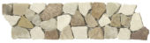 Onyx White/Red Opus Mosaic Interlocking Border | Young Interiors Flooring Center