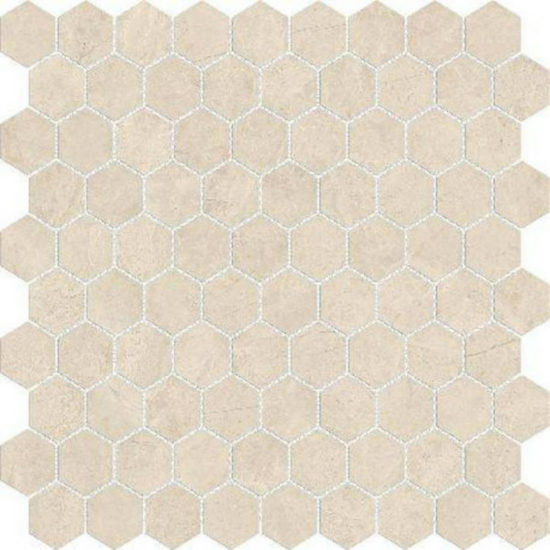 Polished 1" Affection Hex Mosaic | Young Interiors Flooring Center