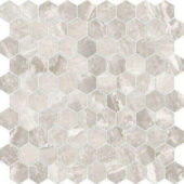 Polished 1" Inspiration Hex Mosaic  | Young Interiors Flooring Center