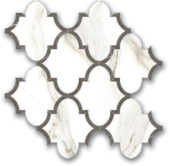 Polished Adoration Arabesque Mosaic | Young Interiors Flooring Center