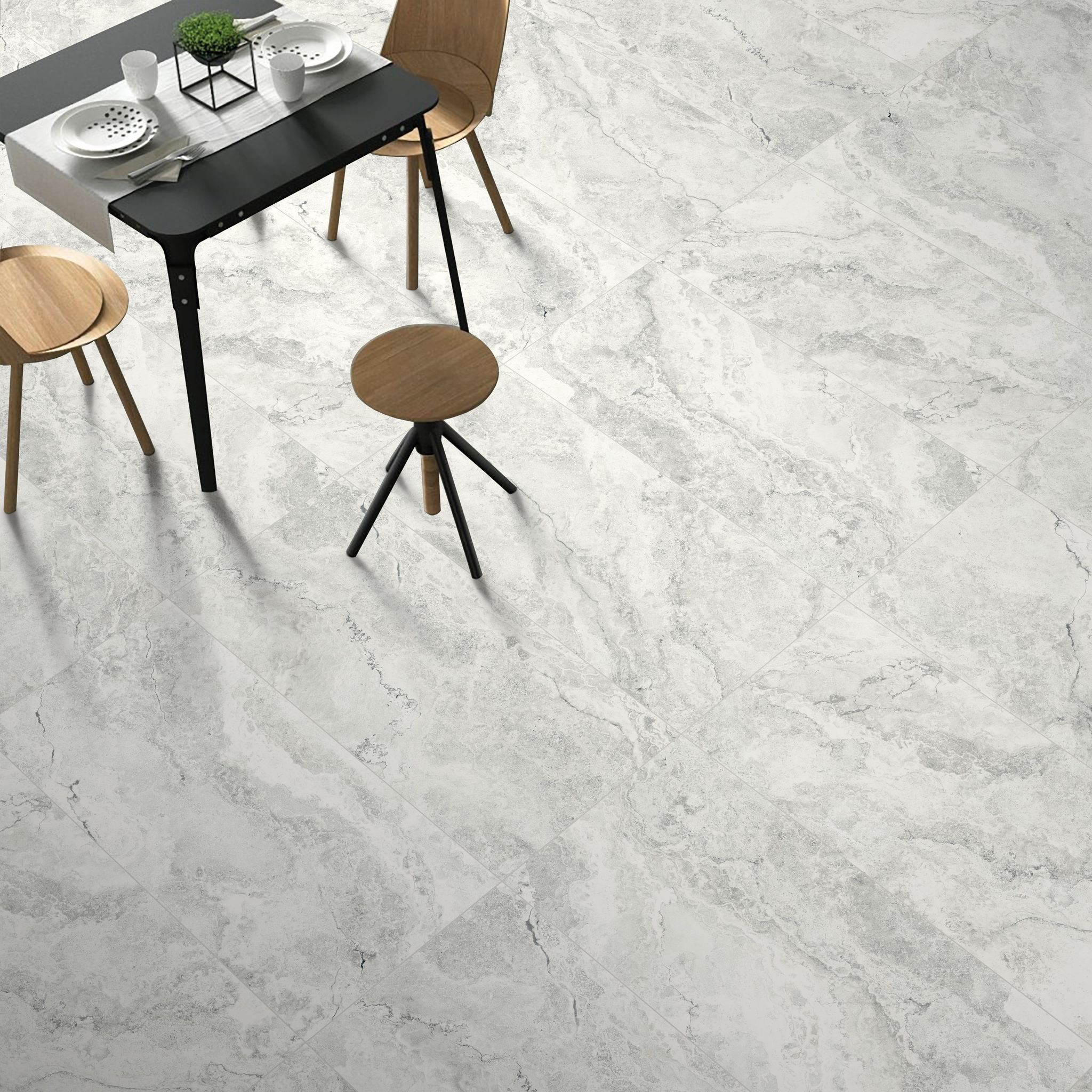 Portofino 24x48F Bianco | Young Interiors Flooring Center