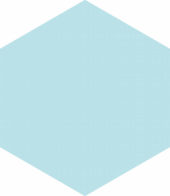 Ronda 5.5X6.3” Aqua Hexagon | Young Interiors Flooring Center