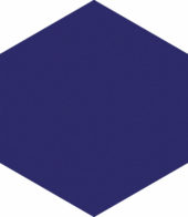 Ronda 5.5X6.3” Cobalt Hexagon | Young Interiors Flooring Center