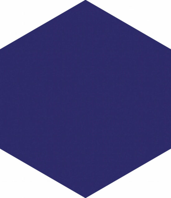 Ronda 5.5X6.3” Cobalt Hexagon | Young Interiors Flooring Center
