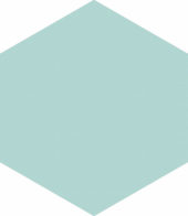 Ronda 5.5X6.3” Mint Hexagon | Young Interiors Flooring Center