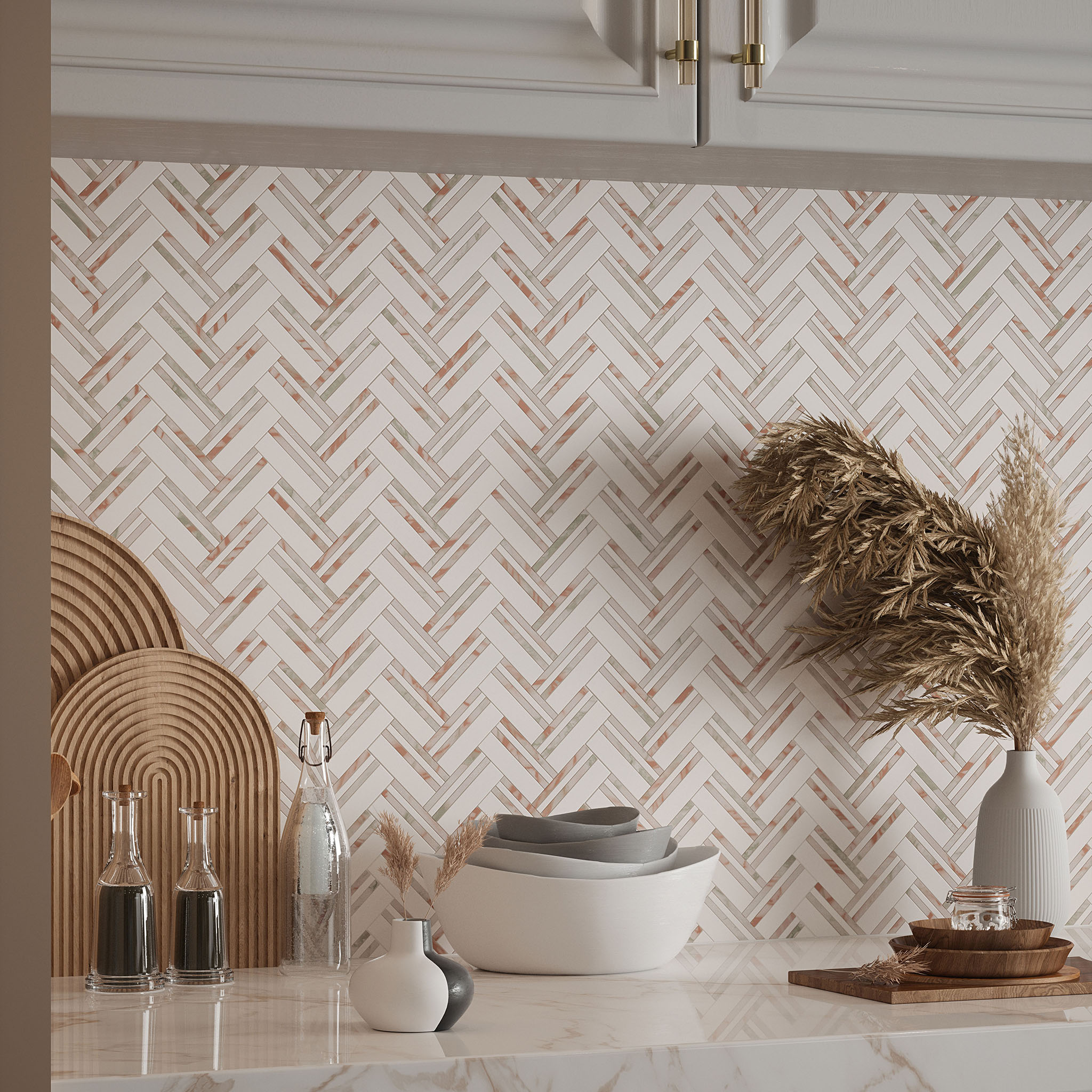 Rosey Weave Mosaic | Young Interiors Flooring Center