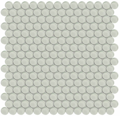 Sand Penny Round Mosaic