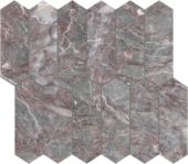 Sereno Burgundy 2x6 Picket Mosaic | Young Interiors Flooring Center