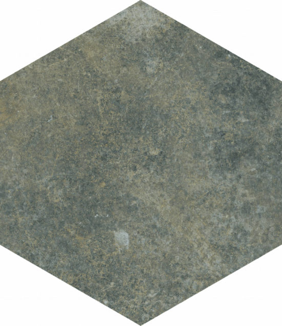 Seville 5.5X6.3” Black Hexagon | Young Interiors Flooring Center